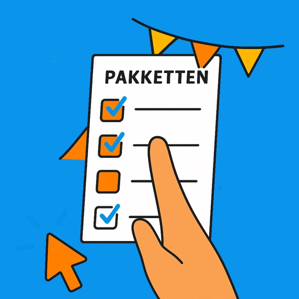 Selecteer je feestpakket